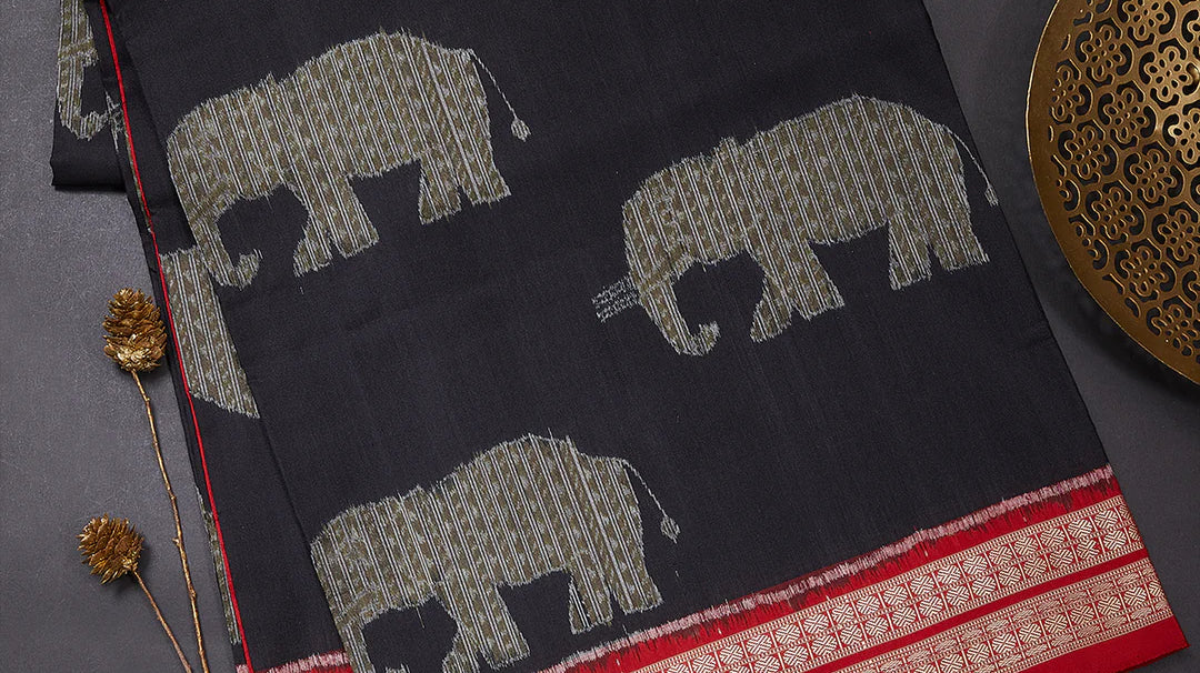 Double ikat patola saree