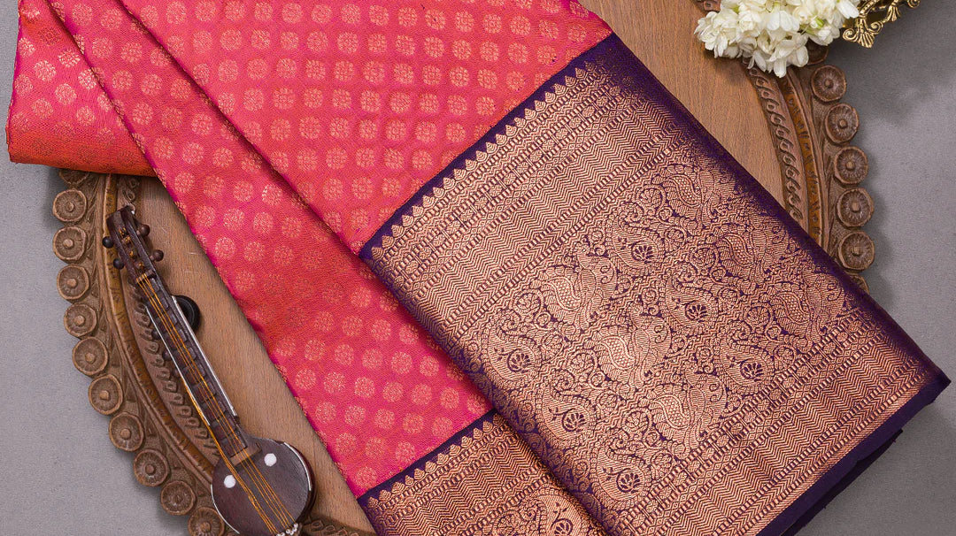 simple wedding look in saree
