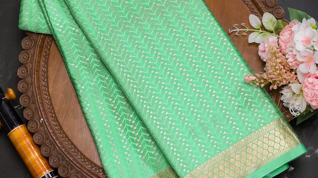 how to drape mysore silk saree