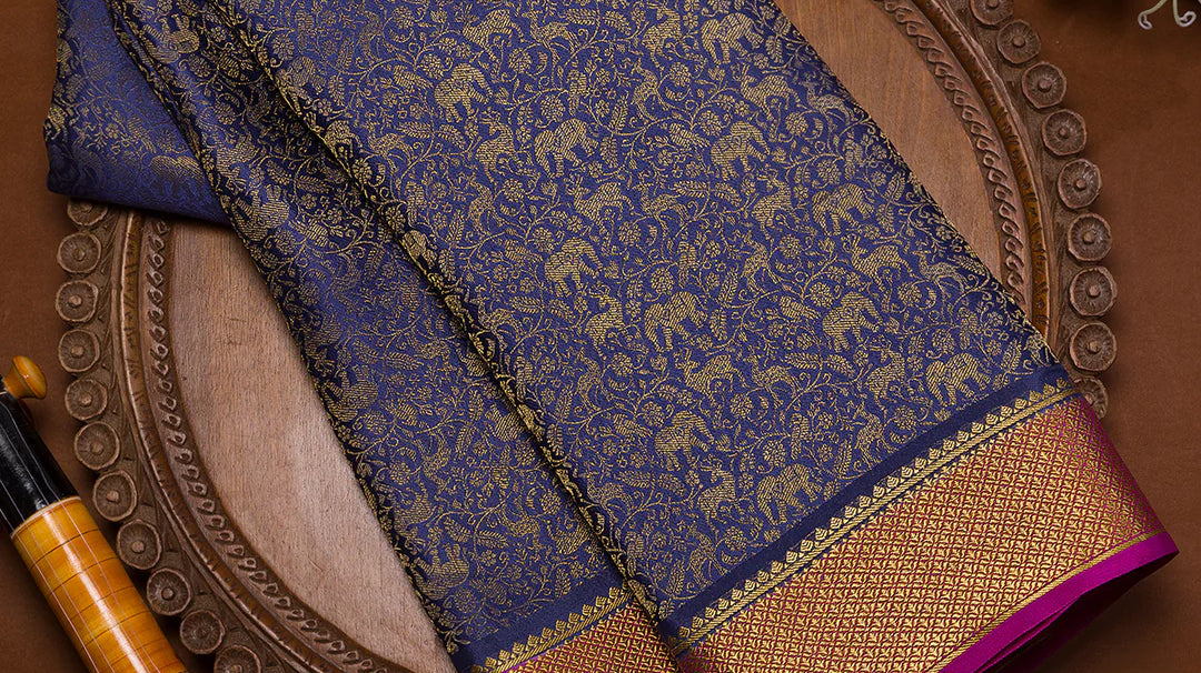 Mysore Crepe Silk Sarees