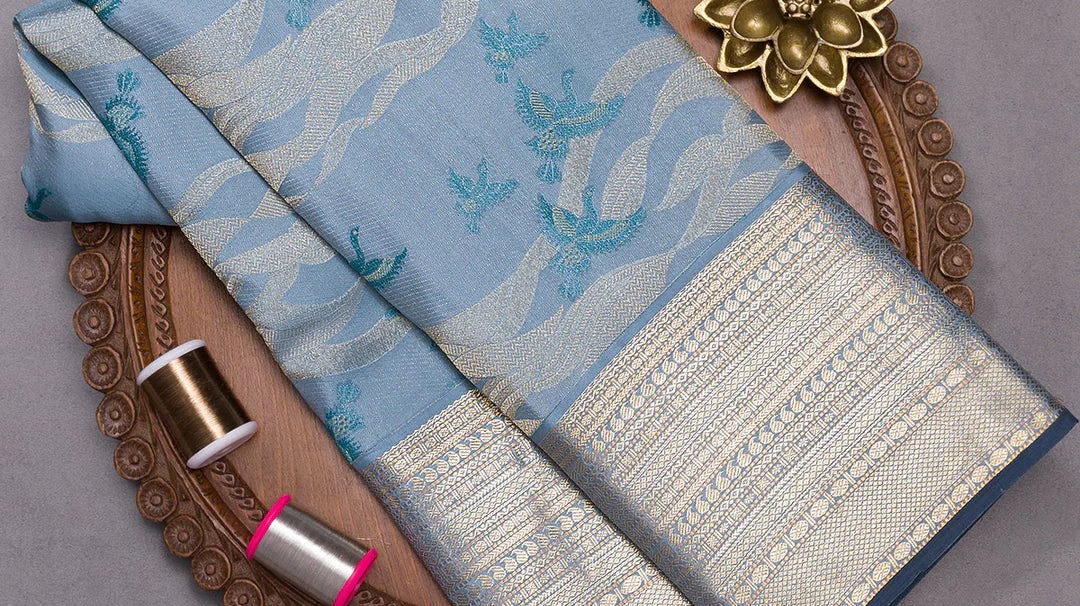silk saree border design