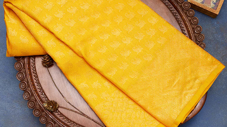 Plain silk sarees without border