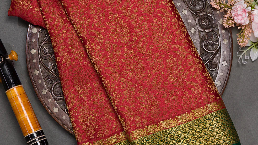 how to identify pure mysore silk sarees