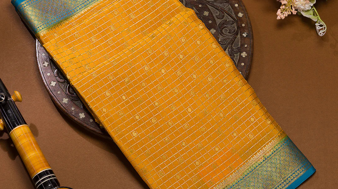 Dussehra Printed Mysore Silk Saree