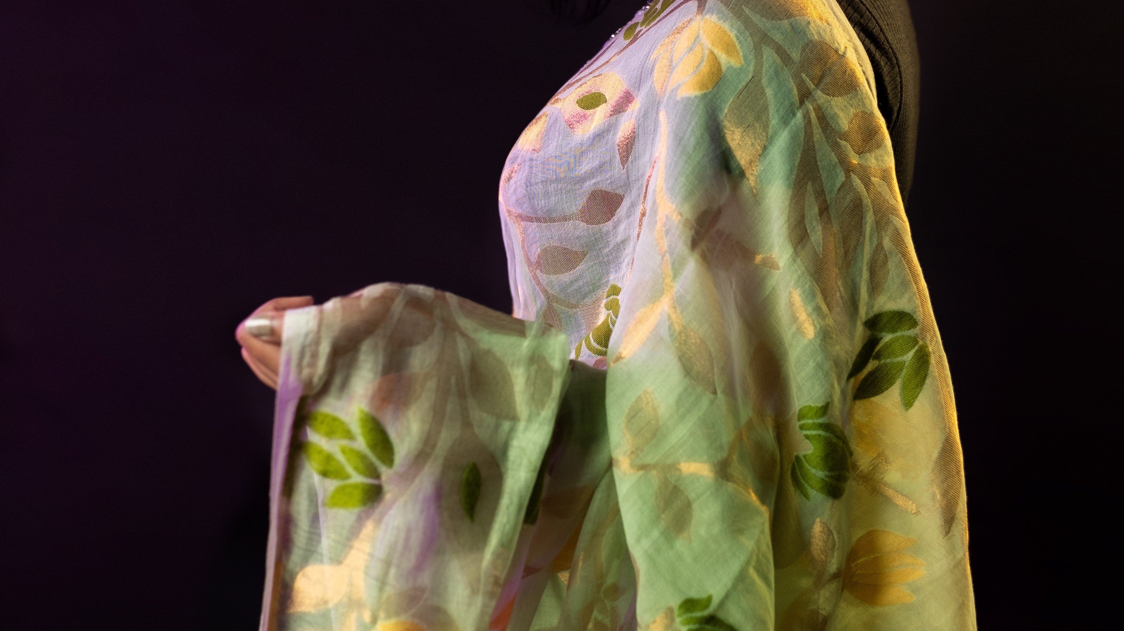 How to identify tussar silk saree