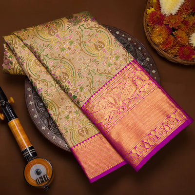 5 Easy Methods To Drape a Kanchipuram Semi-Silk Saree