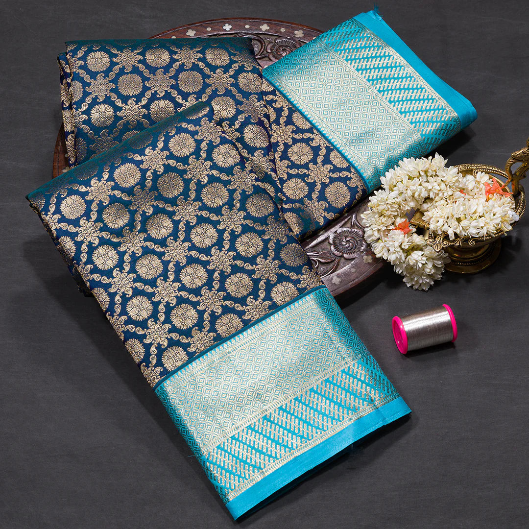 traditional jewelry on saree