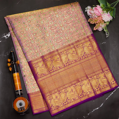 how to wear saree in lehenga style