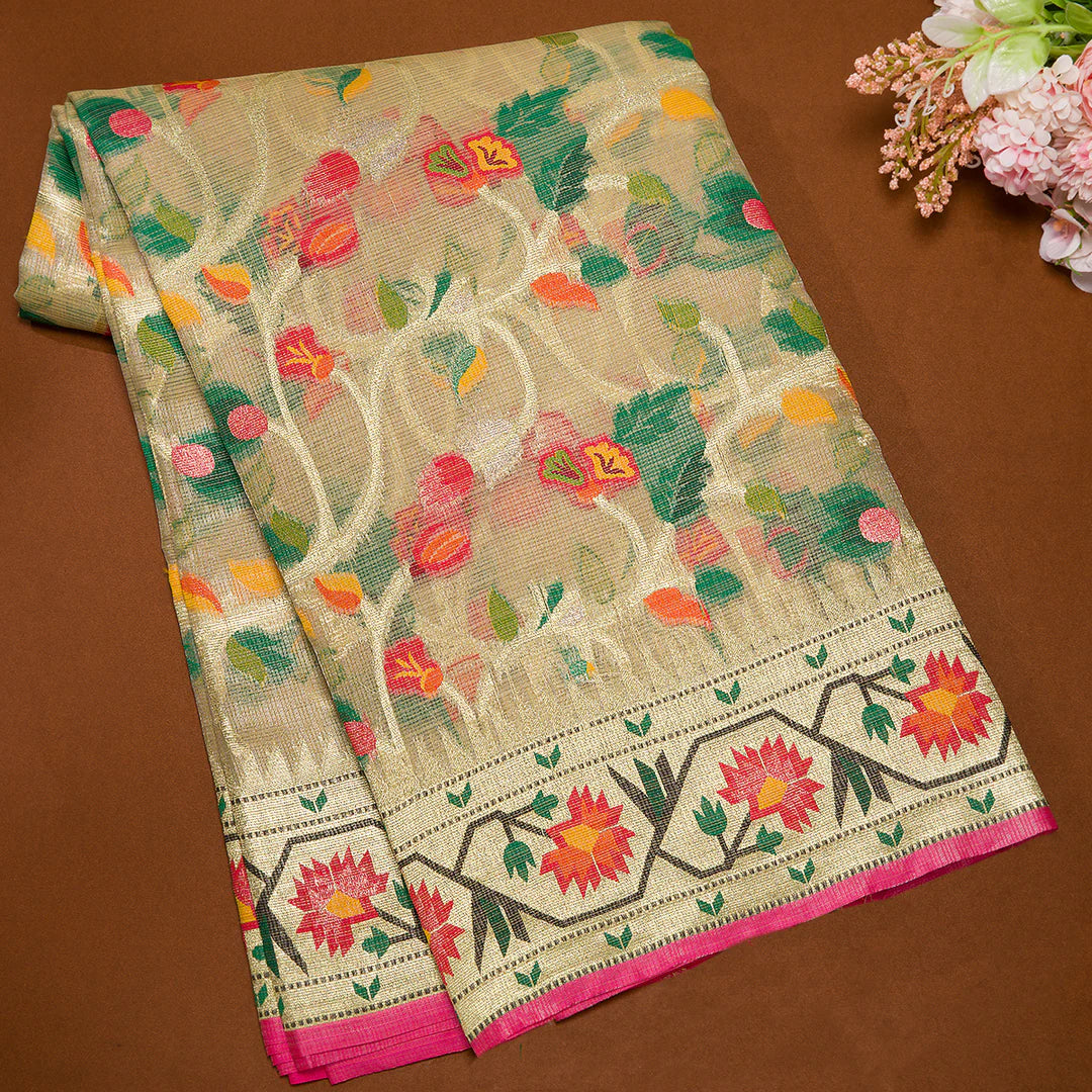 cotton silk saree blouse designs
