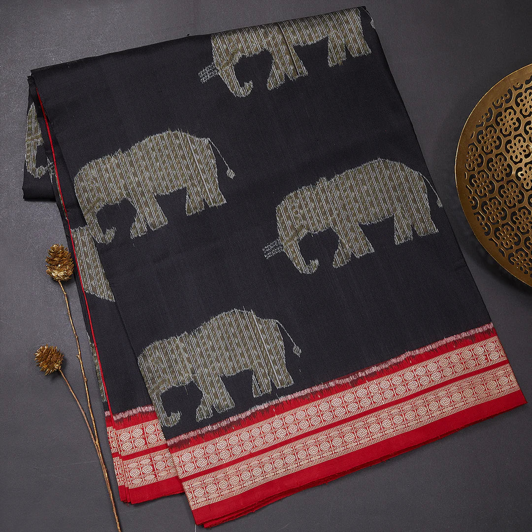 Double ikat patola saree