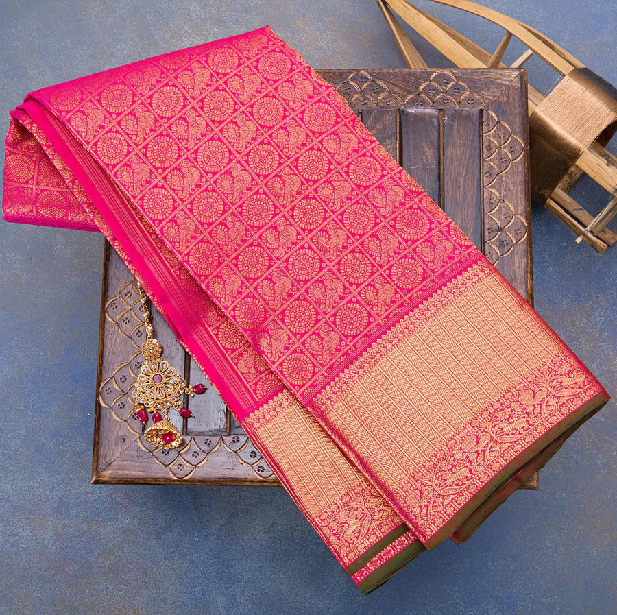 south indian bridal saree Archives - Kankatala