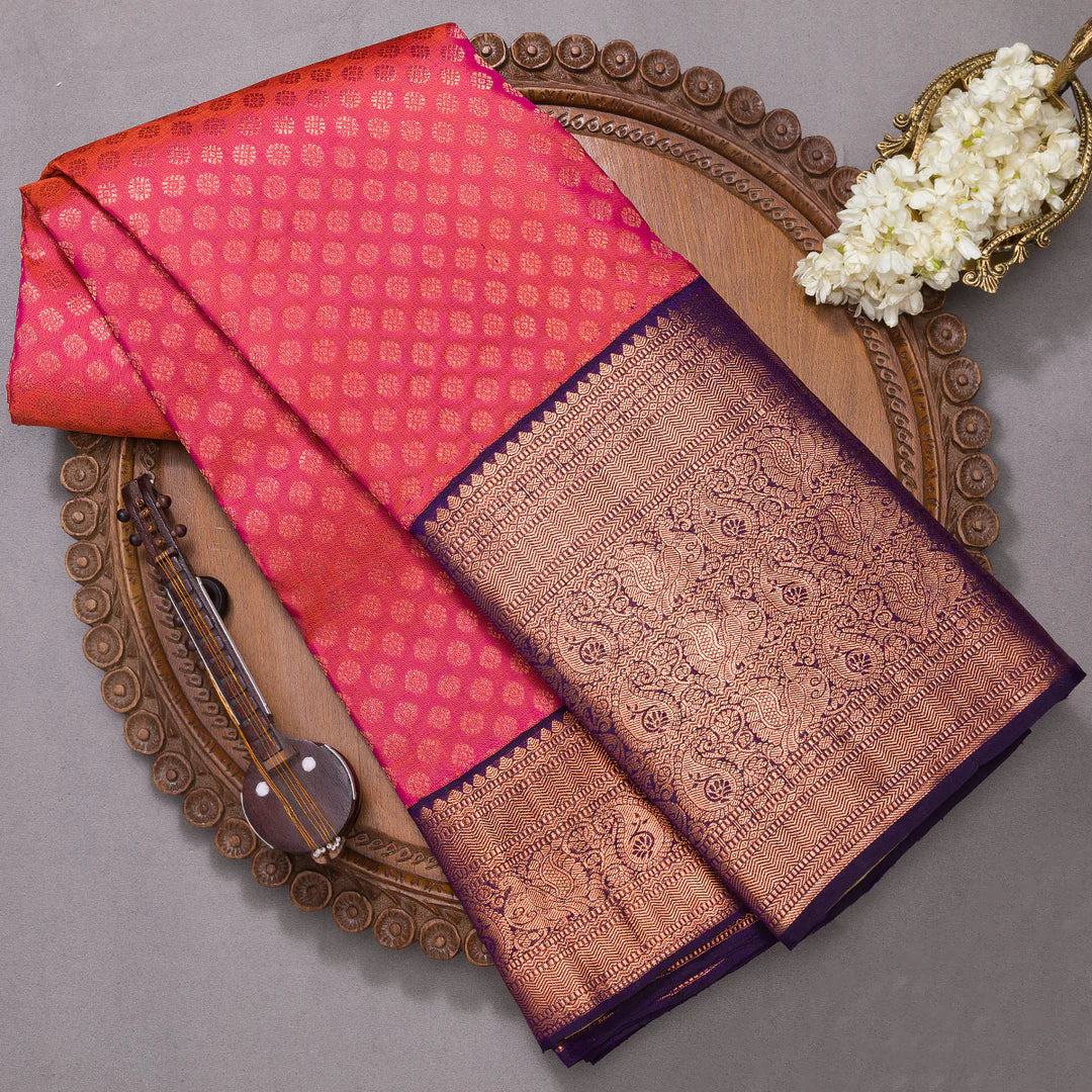 simple wedding look in saree