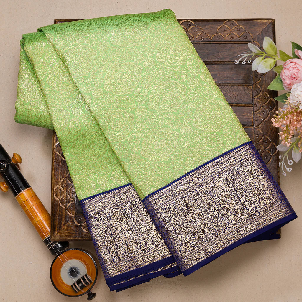 how to drape pattu saree