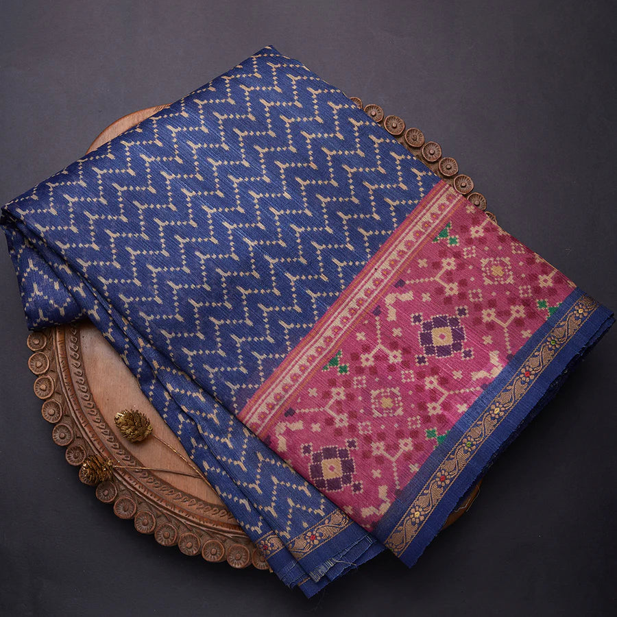 pure tussar silk saree