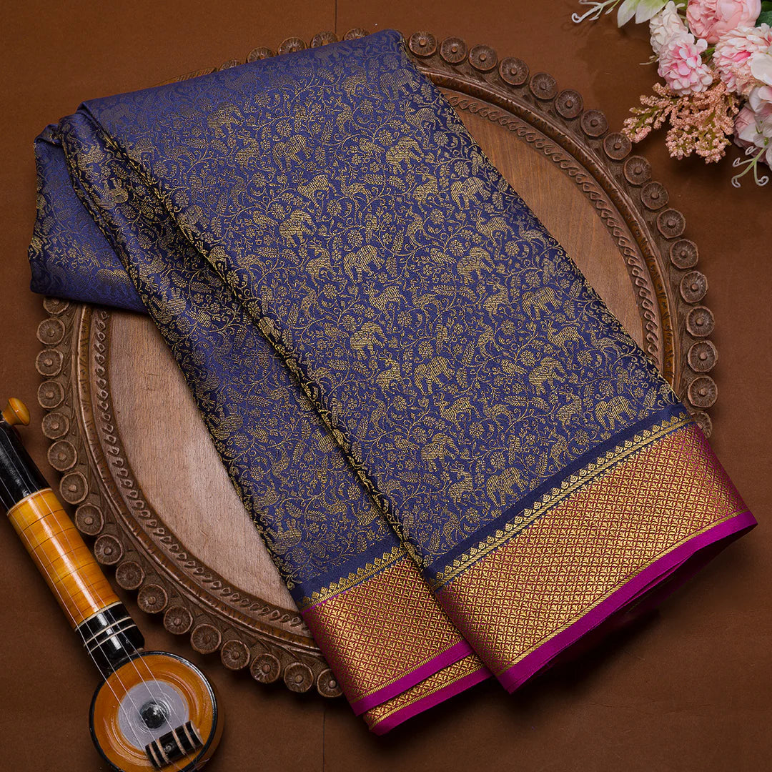 Mysore Crepe Silk Sarees