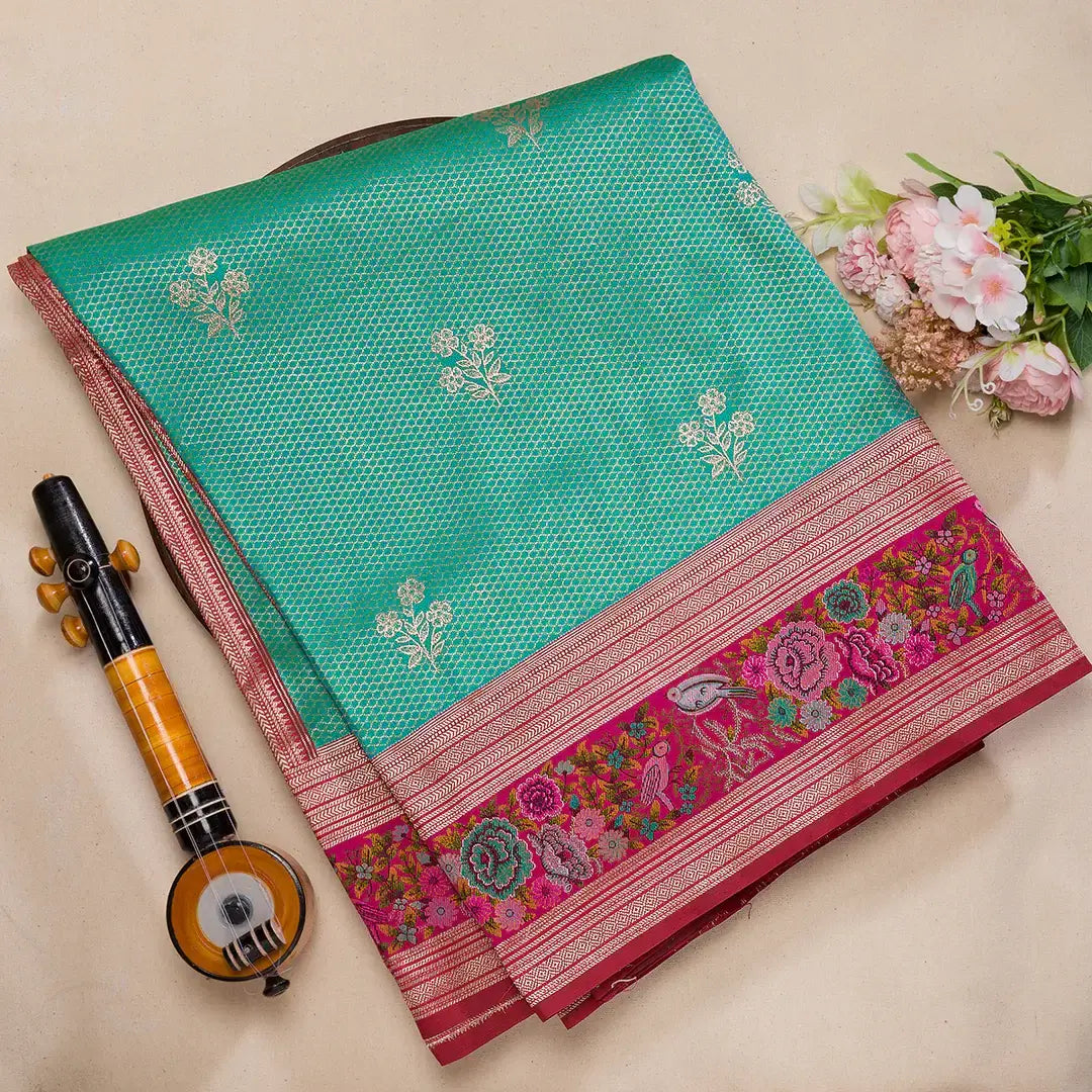 how to wear chanderi cotton saree