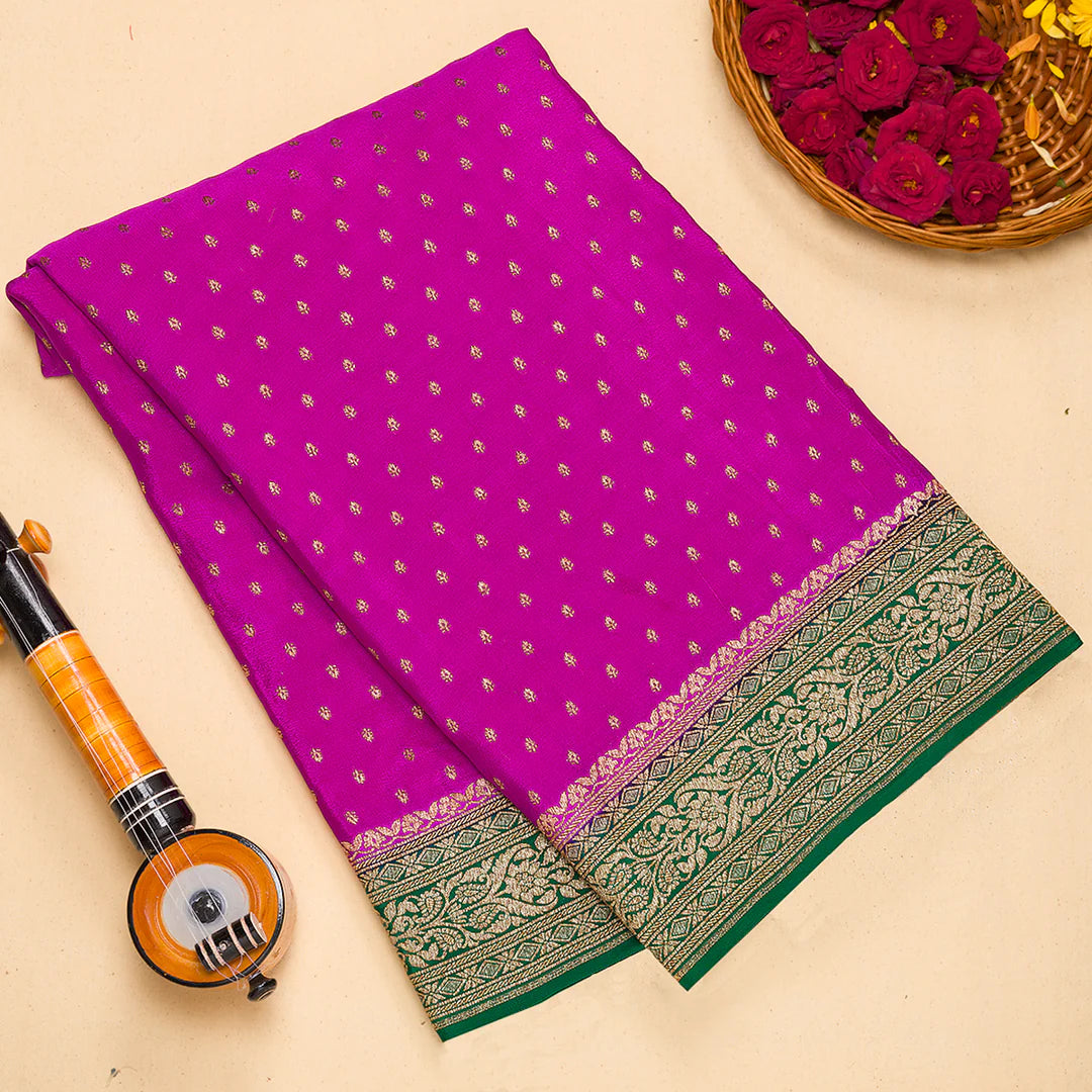 Golden Banarasi Saree