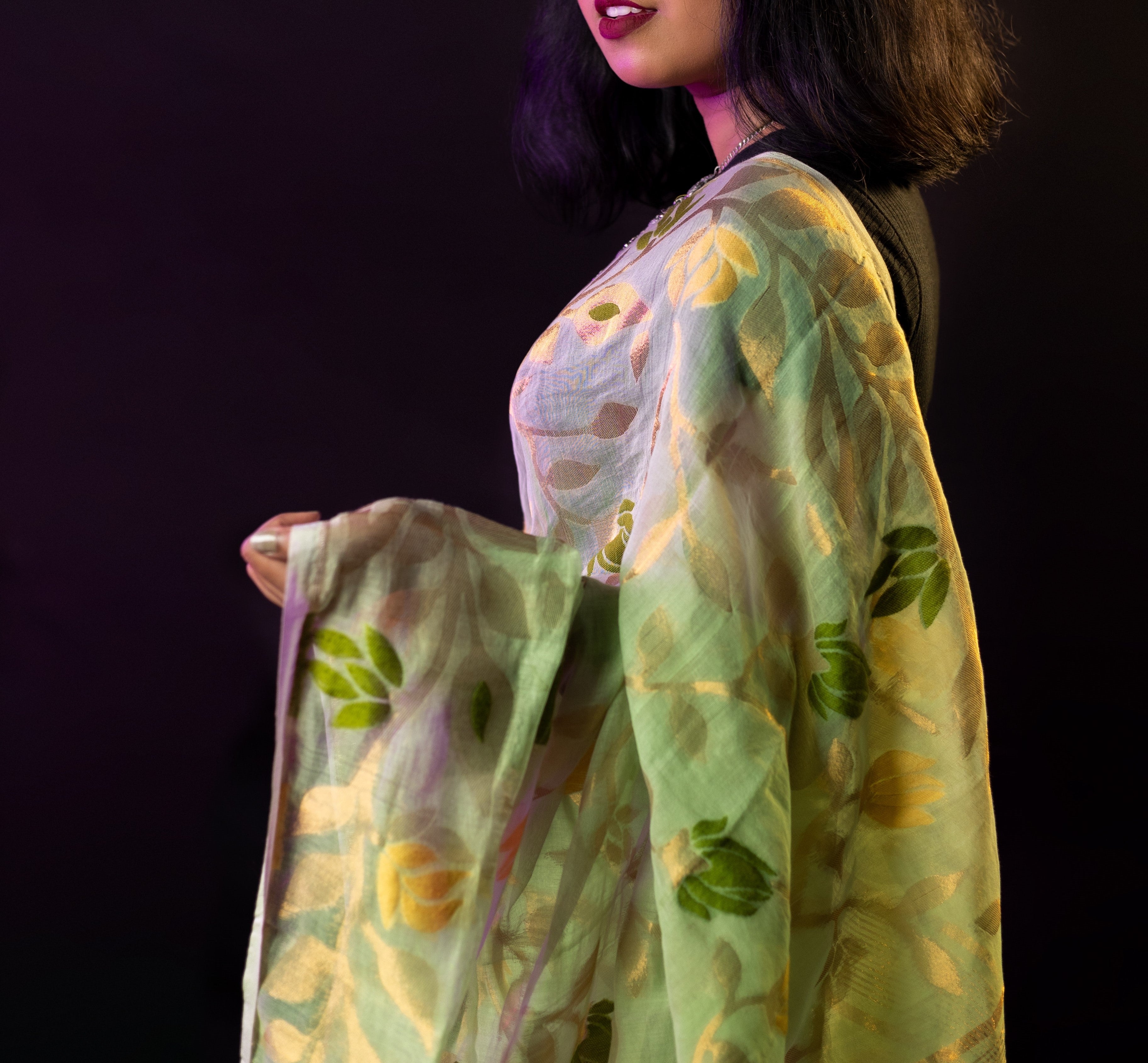 How to identify tussar silk saree
