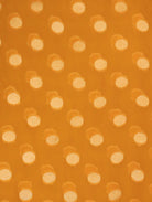 Dusky Yellow Pure Banarasi Georgette Saree with Dotted Buttas & Floral Border