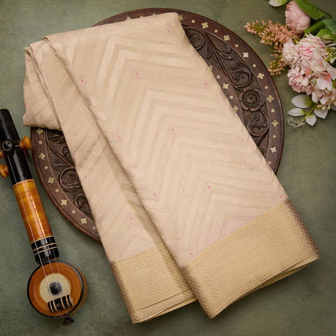 Gold Pure Mysore Silk Saree
