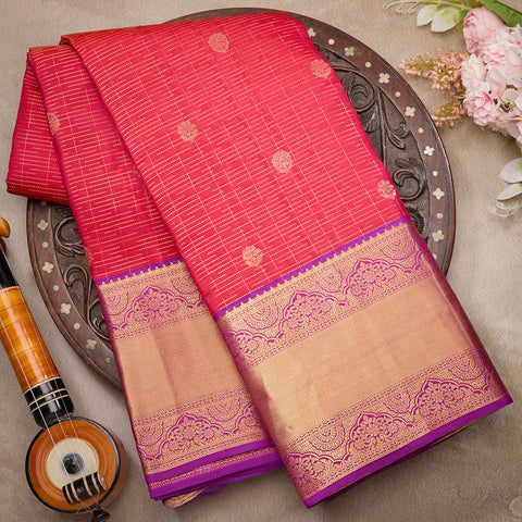Red Pure Kanjeevaram Silk Saree
