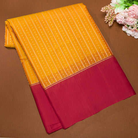 Mustard Yellow Soft Silk Saree