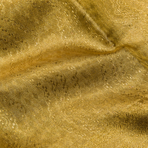 Antique Gold Pure Kanjivaram Tissue Silk Saree