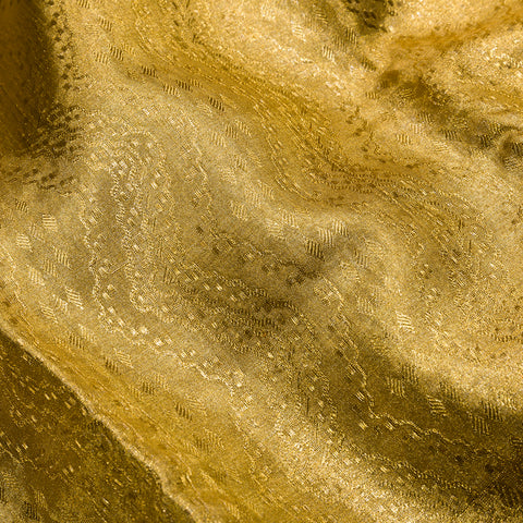 Antique Gold Pure Kanjivaram Tissue Silk Saree