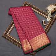 Maroon Pure Kanjivaram Silk Saree