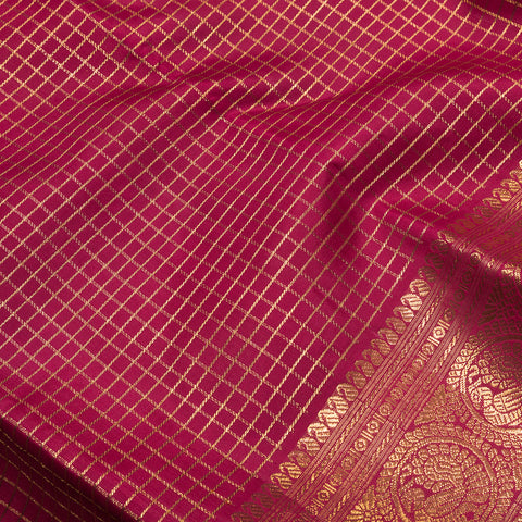 Maroon Pure Kanjivaram Silk Saree