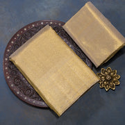 Antique Gold Pure Kanjivaram Brocade Silk Dhothi
