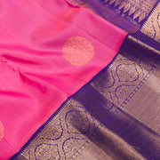 Rani Pink Pure Kanjivaram Silk Saree