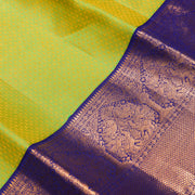 Bright Green Pure Kanjivaram Silk Saree