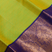 Bright Green Pure Kanjivaram Silk Saree
