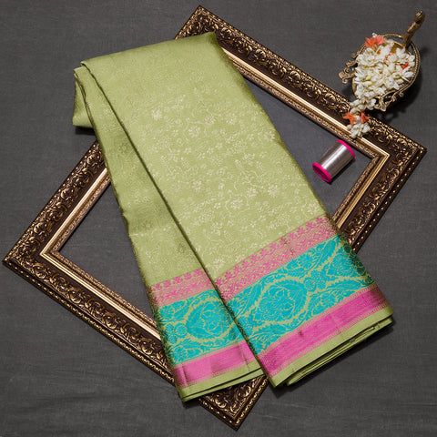 Pista Green  Kanjeevaram Silk Saree