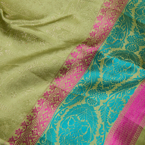 Pista Green  Kanjeevaram Silk Saree