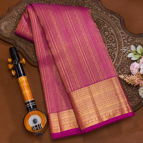 Pink designer kanjeevarm silk saree