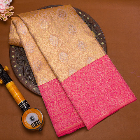 Tissue Gold Brocade Kanjivaram Silk Saree