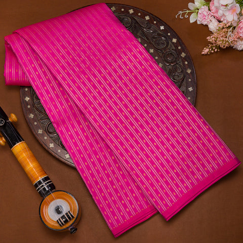 Pink Kanjivaram Designer Silk Saree
