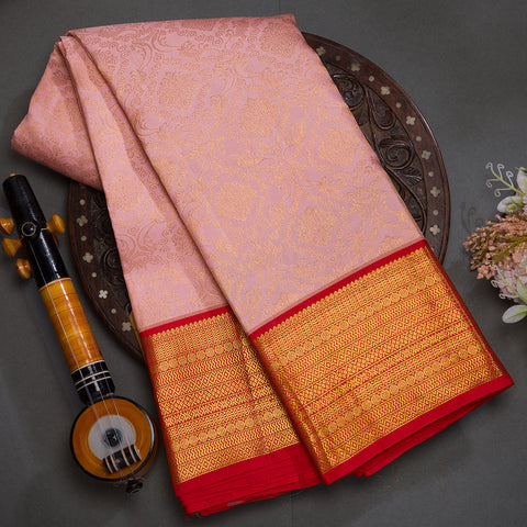 Pink Kanjivaram Silk Saree