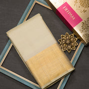 Cream Kanjivaram Silk Dhothi