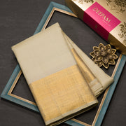 Cream Kanjivaram Silk Dhothi