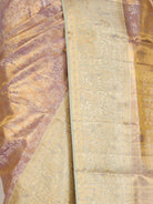 Light Purple Pure Kanjivaram Tissue Silk Saree - fabric detail