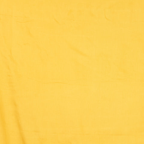 Mustard yellow semi stitched chanderi cotton suit
