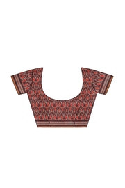 Brown Semi Silk Saree