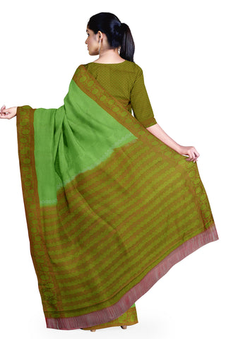 Green Art Silk Saree