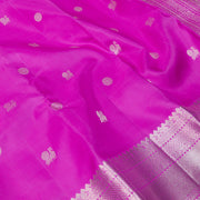 Neon Pink Kanjivaram Silk Saree