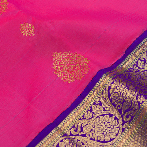 Pink Pure Kanjivaram Silk Saree
