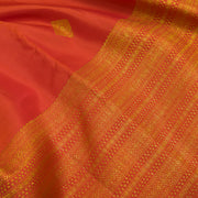 Rust Orange Pure Kanjivaram Silk Saree