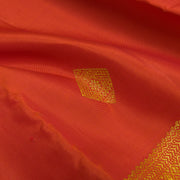 Rust Orange Pure Kanjivaram Silk Saree